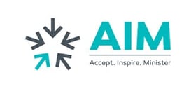 Logo for AIM: Accept. Inspire. Minister 